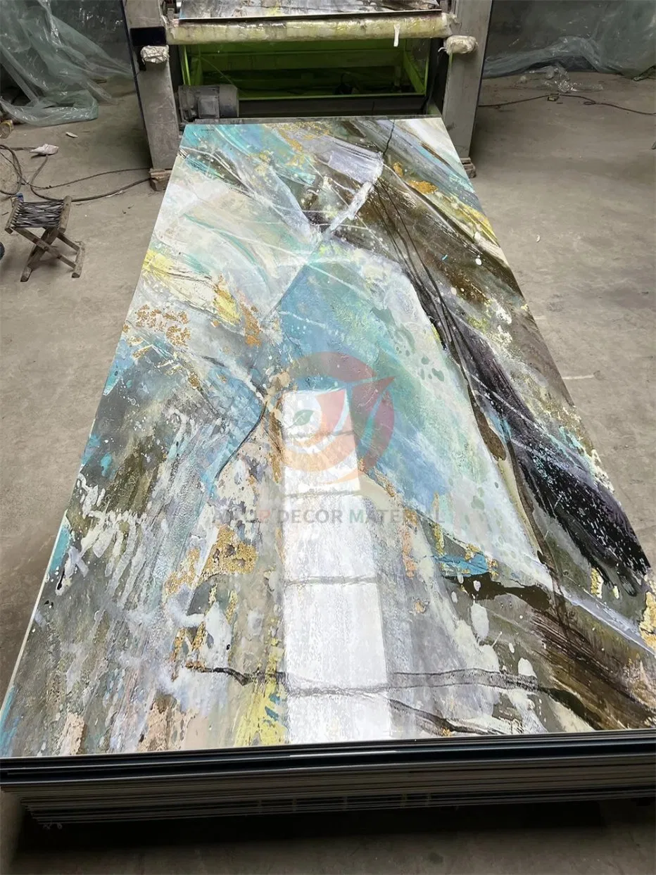 UV Marble Sheets Waterproof Kitchen Walls