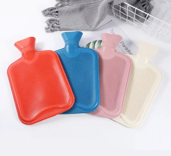 Reusable and Portable Hot Selling High-Quality Rubber Hot Water Bag for Pain Relief, Warmth, and Comfort