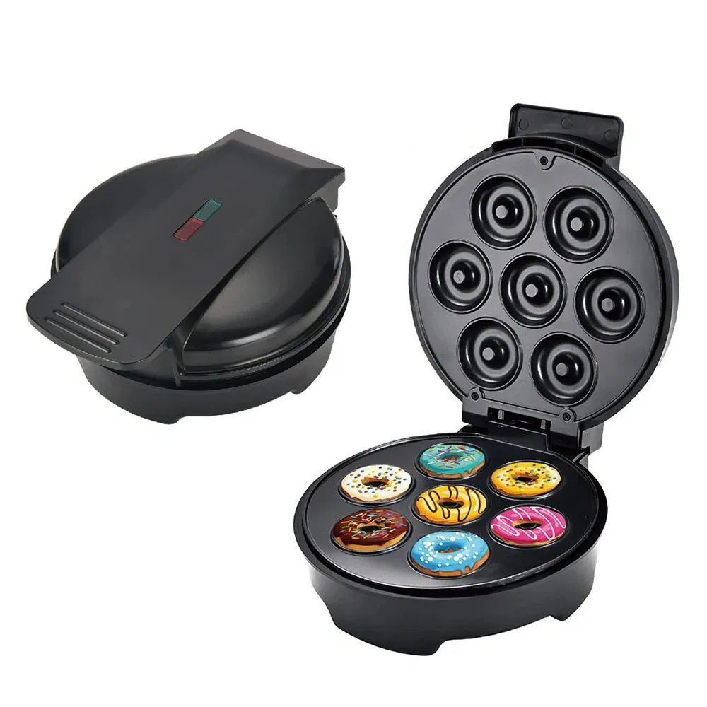 Donut Maker Breakfast Cake Toaster Bread Waffle Machine for Easy Homemade Baking