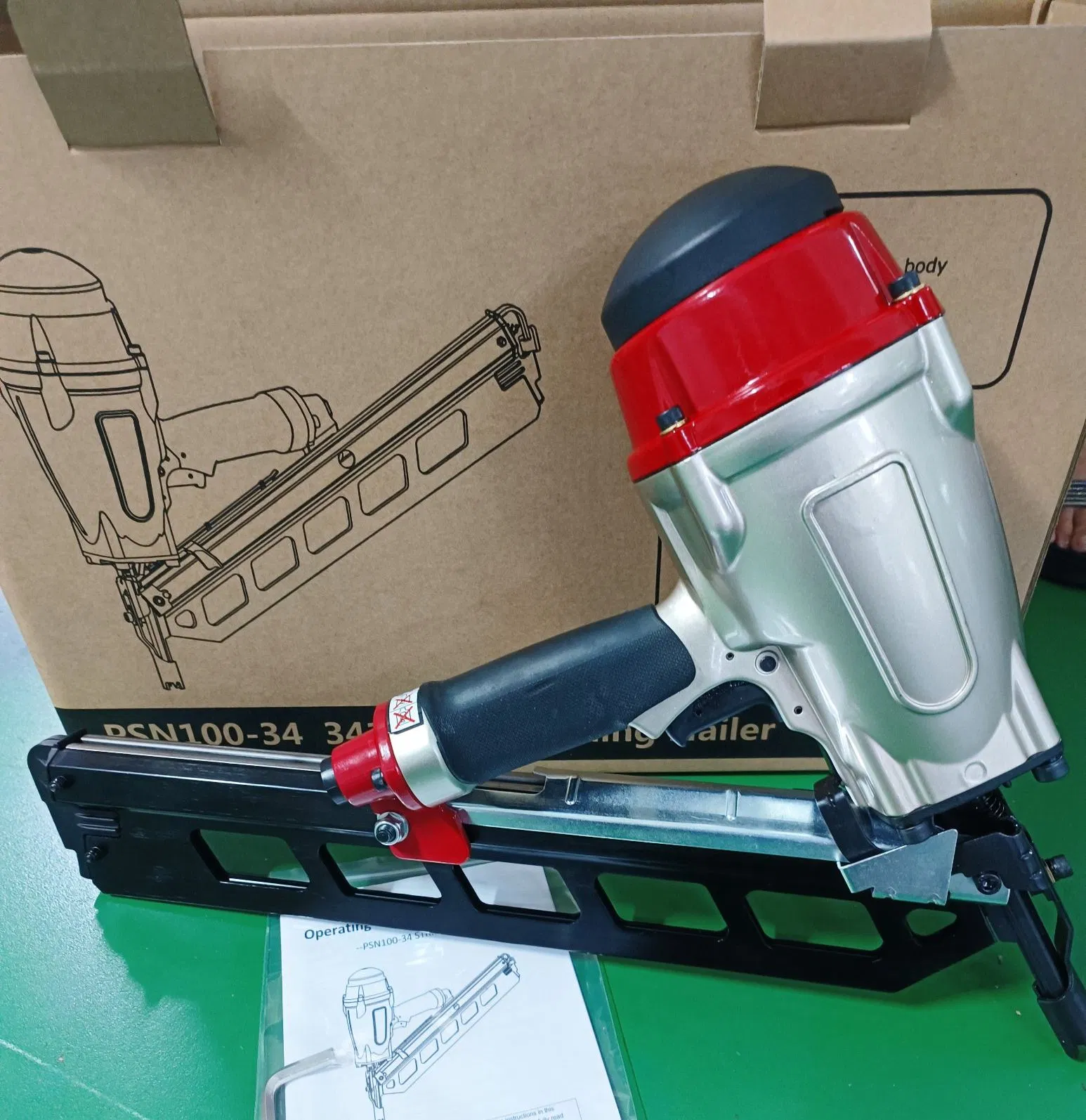 Пневматический гвоздезабиватель KYA PSN100-34 (34°)