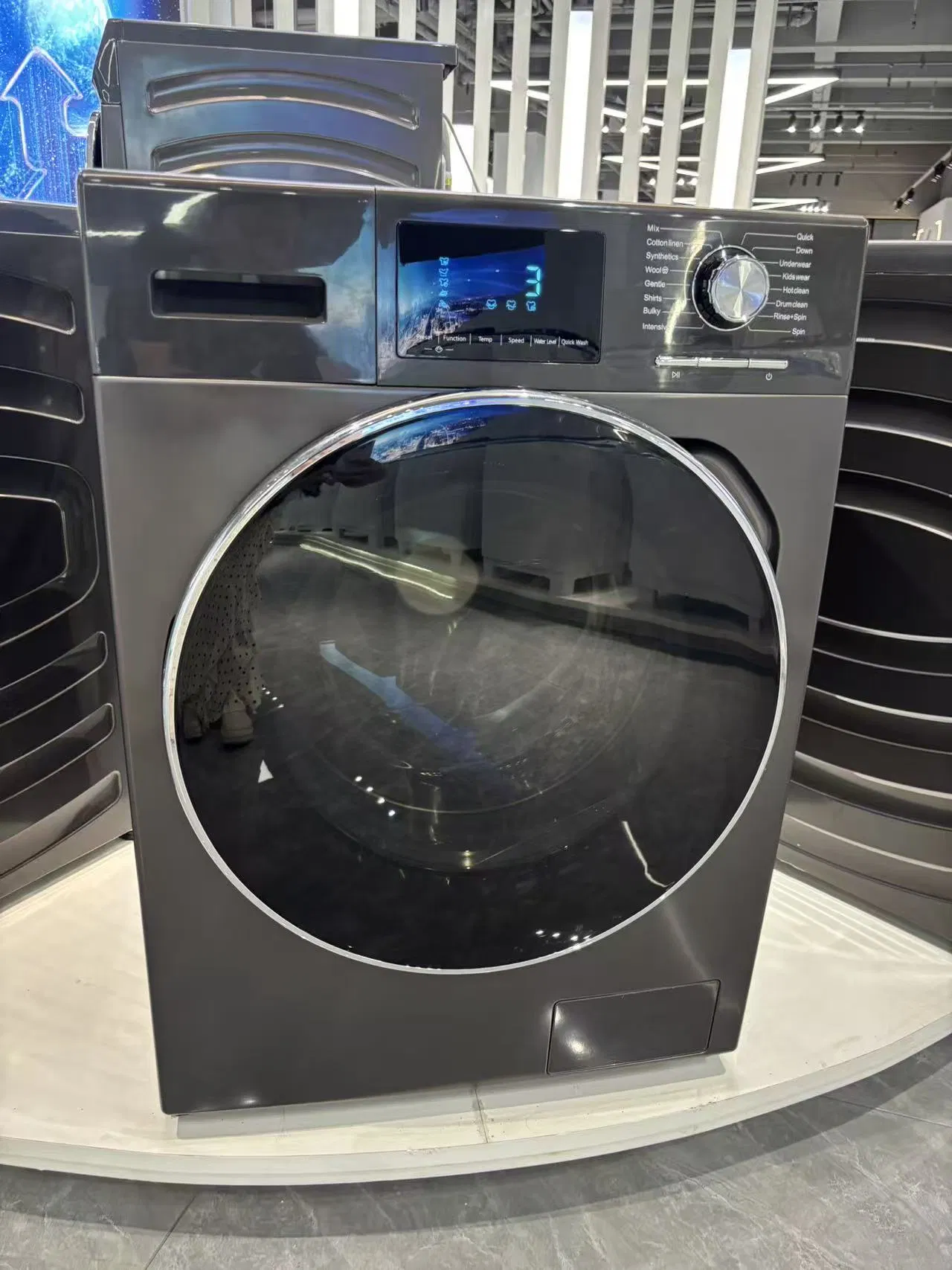 10kg 12kg BLDC Motor Laundry Front Loading Washing Machine with Dryer