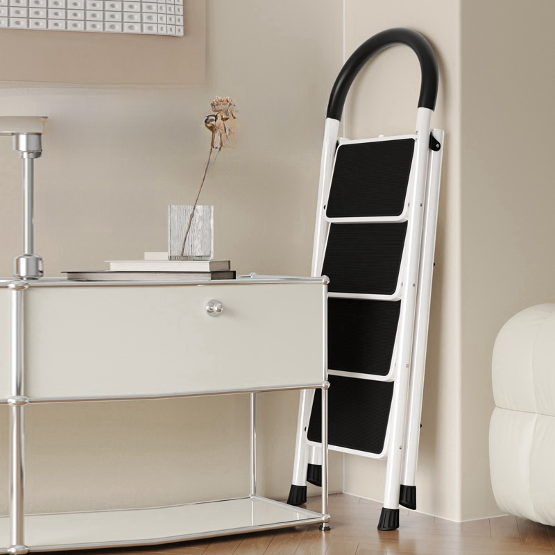 Cheap Price D Shape Lightweight Aluminum Household Ladder Aluminum Ladder Folding Step Ladders