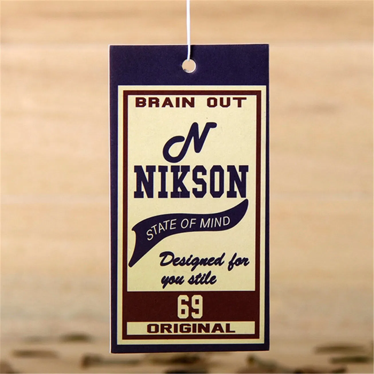 Custom Printing Logo Paper Car Air Freshener Fragrance Scents Personalised Air Fresheners Hanging