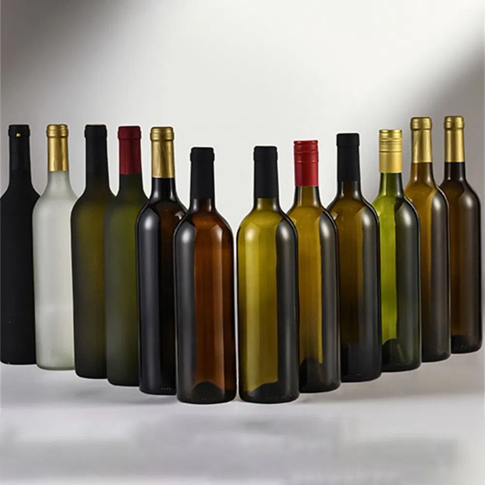 250ml 247g High Quality Clear Frosted Refillable Olive Oil Glass Container Empty Oil Bottle