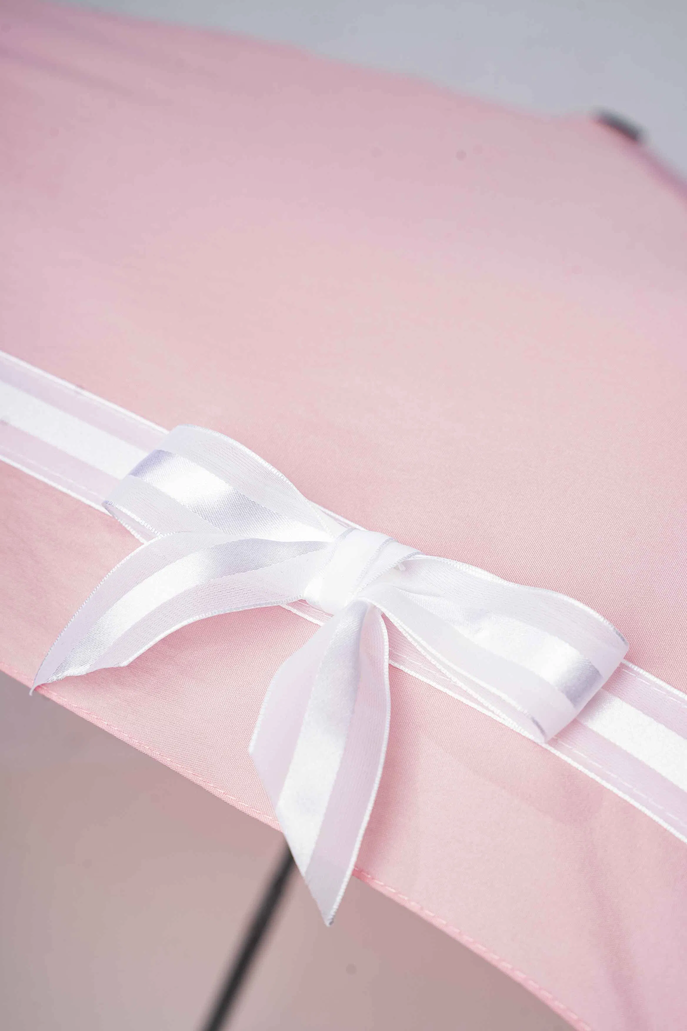 Зонт-трость с бантом, раскрывается за 3 секунды