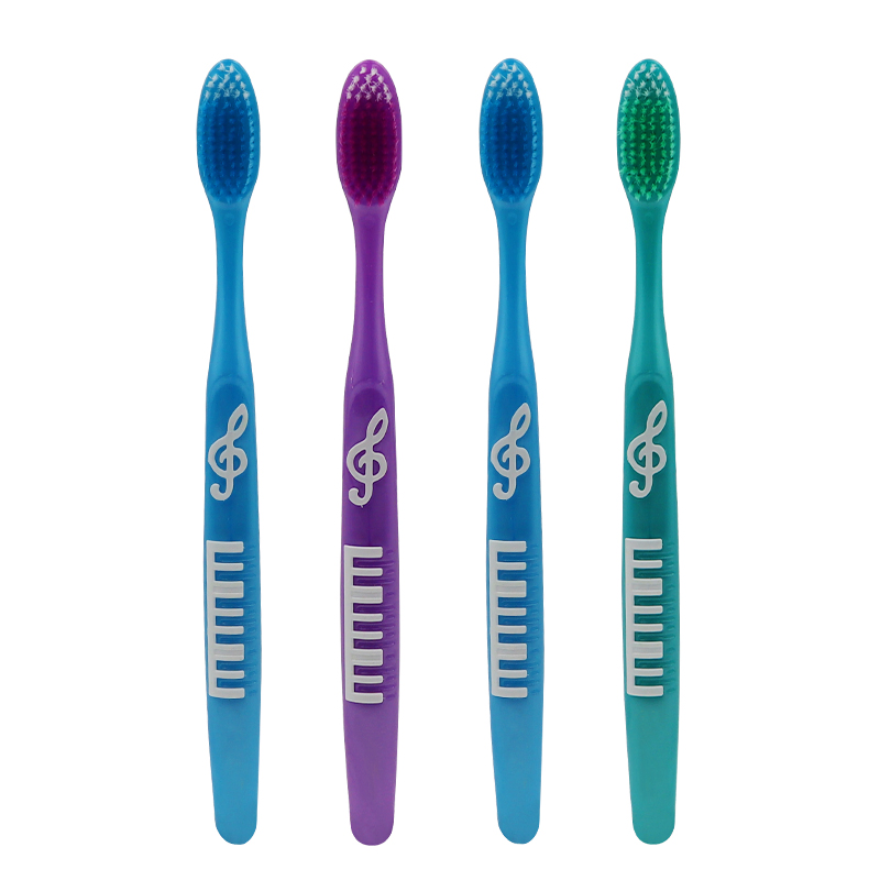 FDA Approved Innovative Adult Soft Bristles Toothbrush with Tongue Cleaner