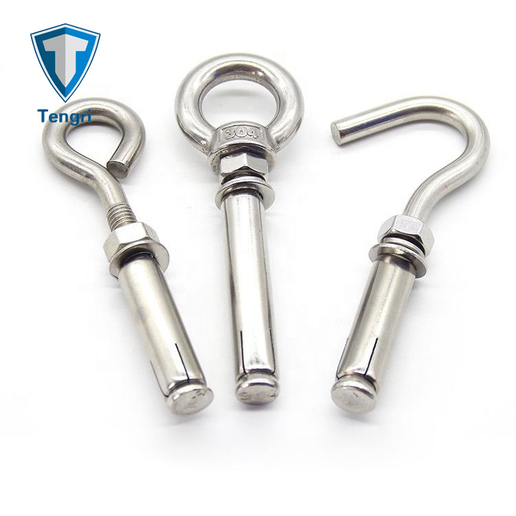 Zinc Plated Type Sleeve Anchor Hook Expansion Bolts for Solar Water Heater