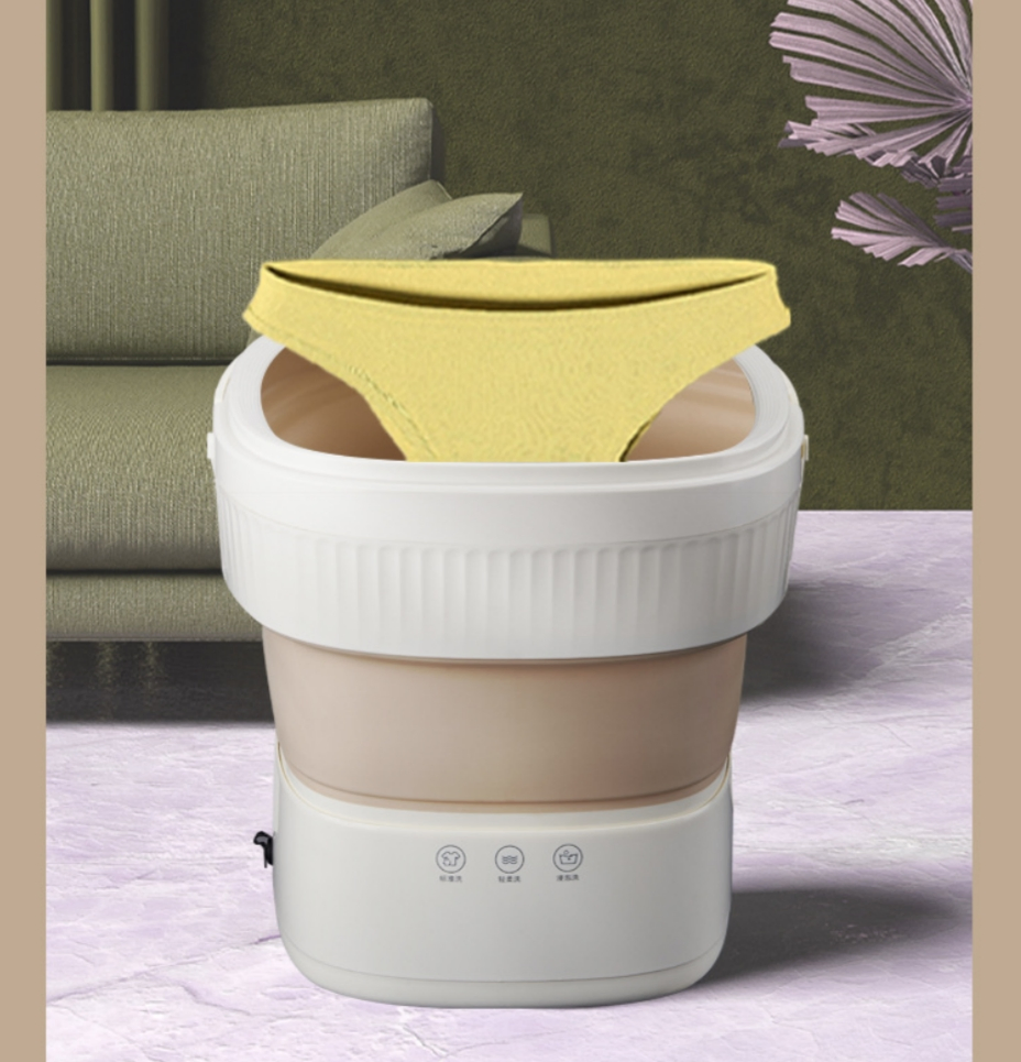 Foldable Perfect for Dormitories Cleaning Function Mini Portable Washing Machines