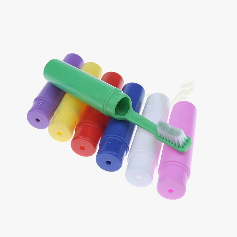 Disposable Convenient Foldable Toothbrush with Soft Nylon Bristles Eco-Friendly for Travel