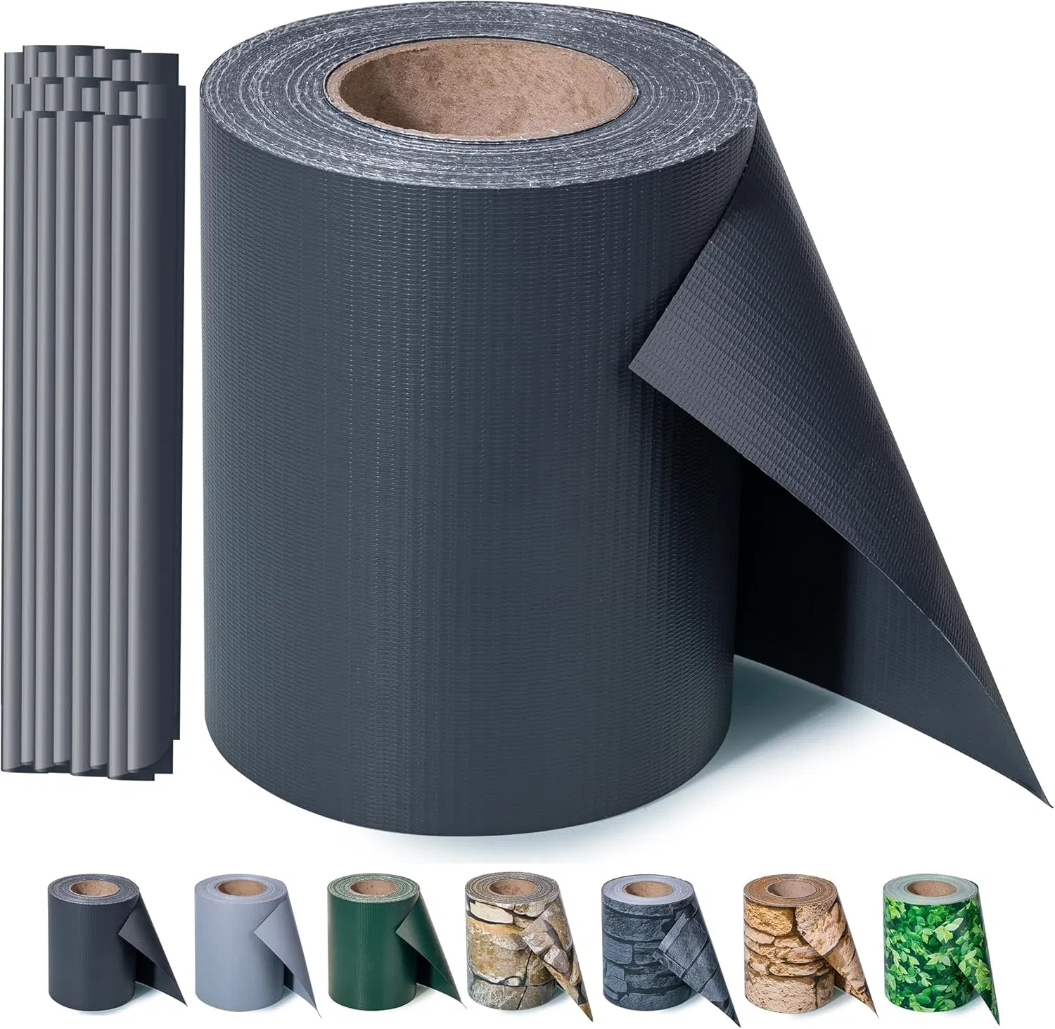 PVC Privacy Screen Strips with Clips Garden Fences Decorative Panels