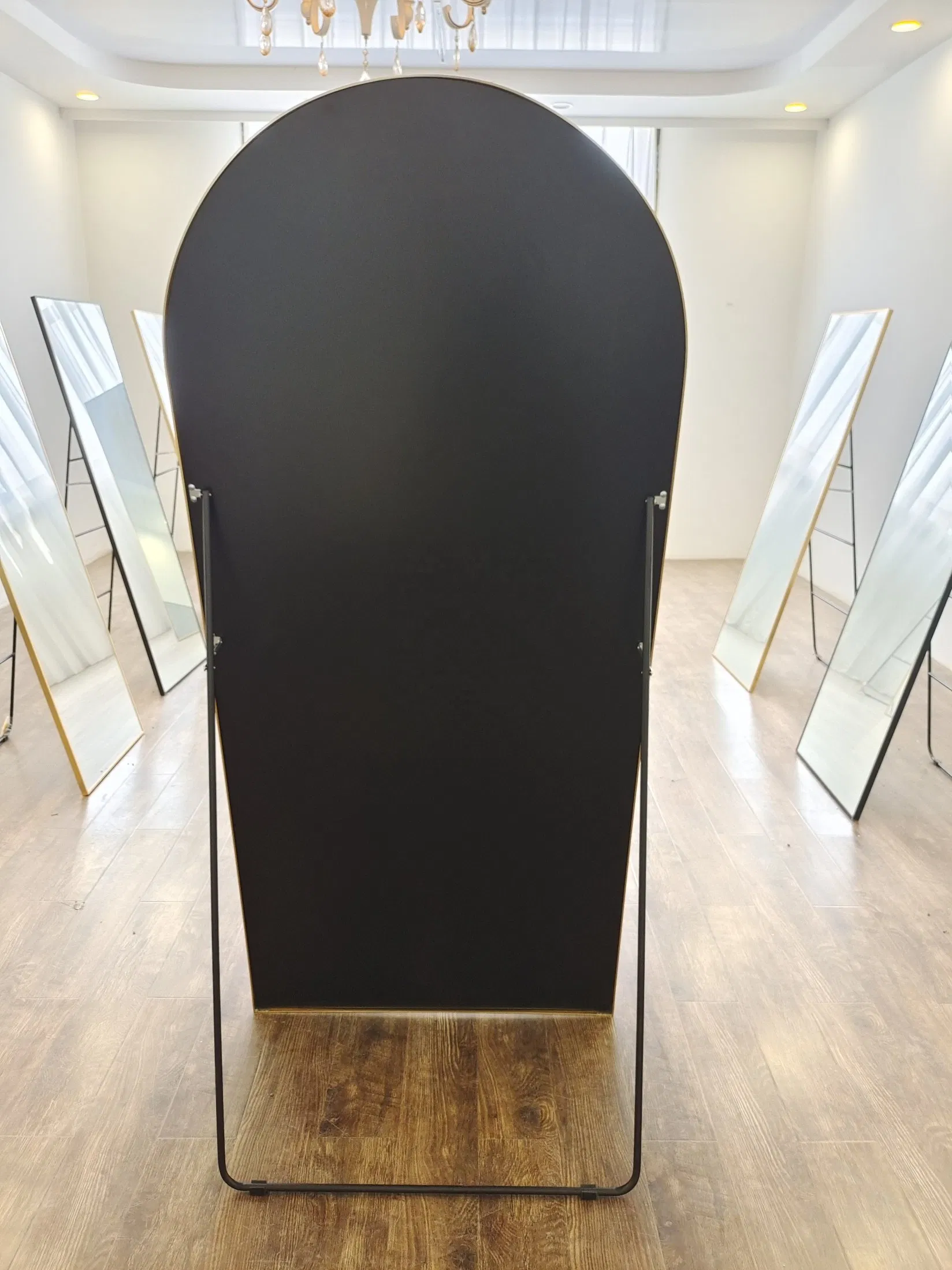 Deluxe Arch Full-Length Mirror - 180cm Tall Standing Floor Mirror for Bedroom & Hallway, Elegant Dressing Mirror with Sturdy Frame, Home Decor Essential