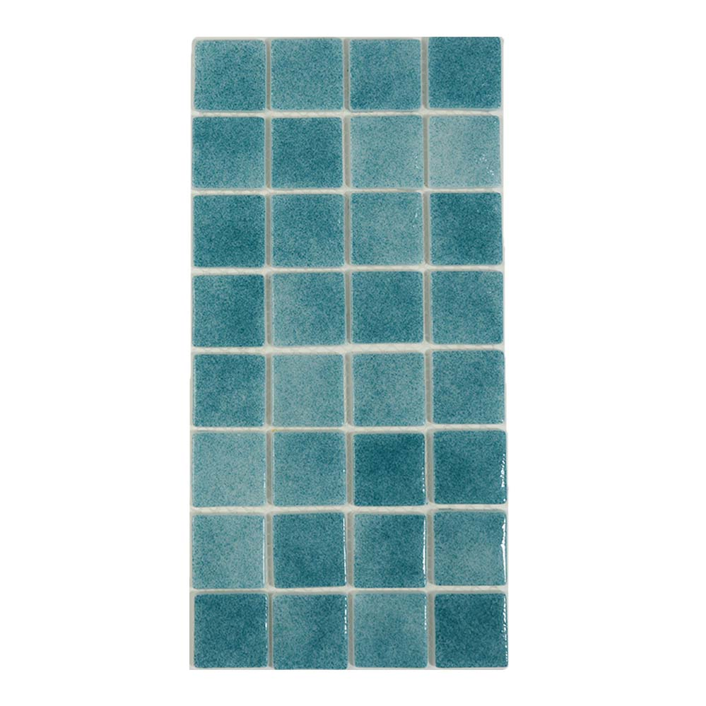 Rough Surface Green Marble Porcelain Mosaic Tile Picture for Swimming Pool Best Selling