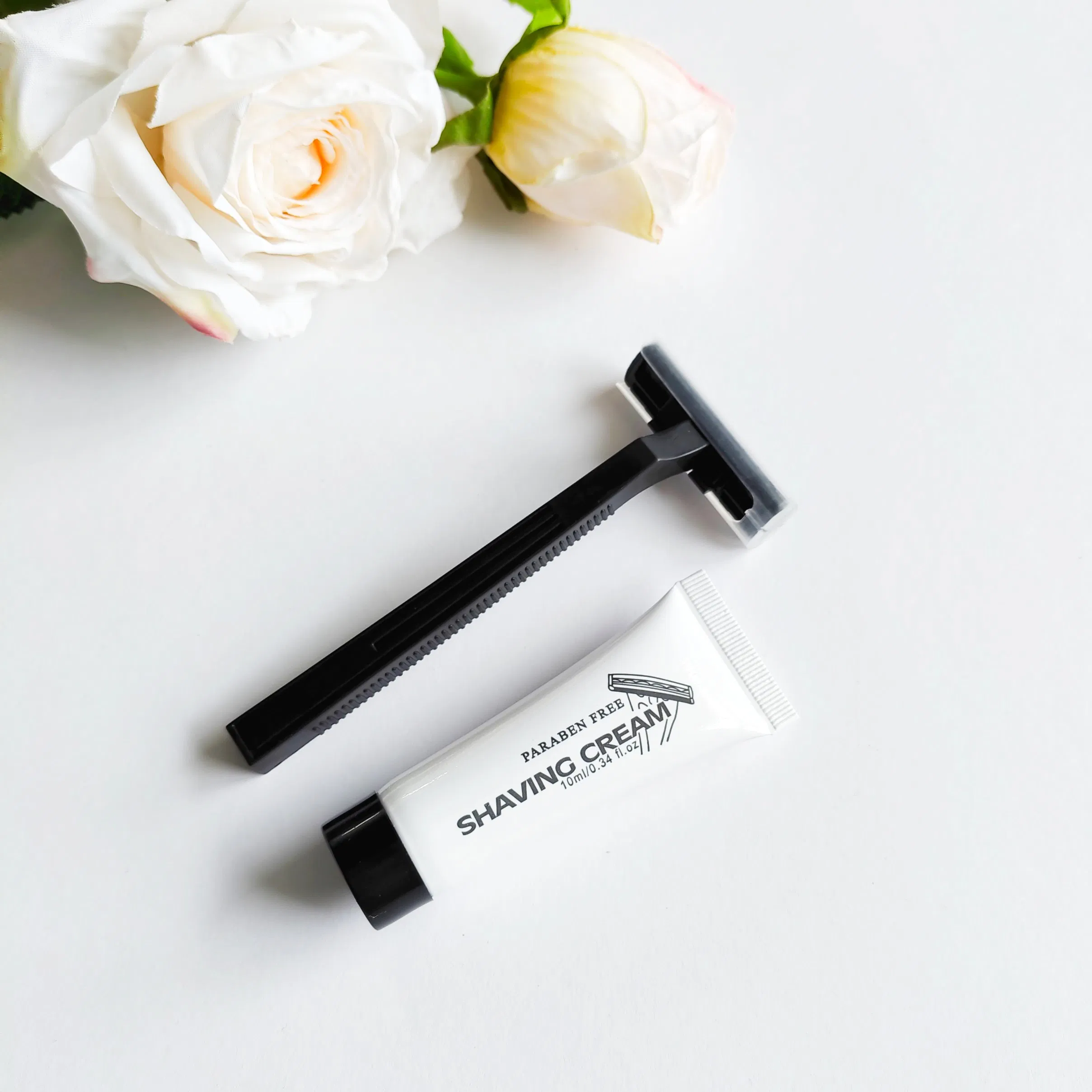 Disposable Shaving Razor and Cream Kits for Hotels and Airline Travel