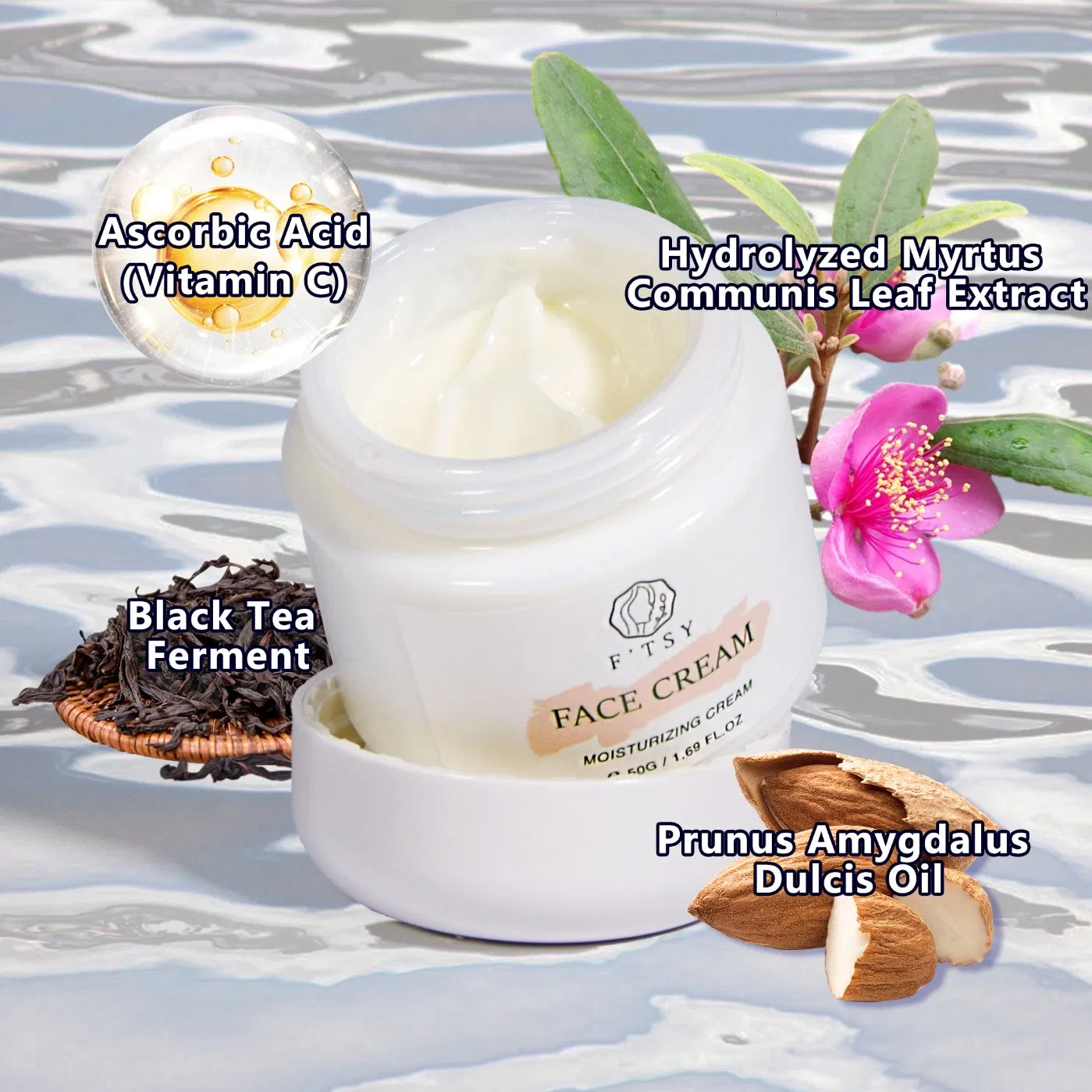 Whitening Acne Dark Spot Removing Curcumin Turmeric Face Cream