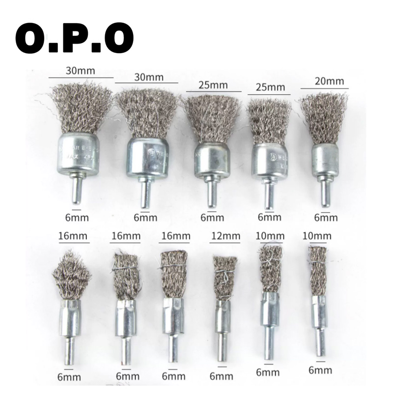 Щетка дисковая стальная 75 мм для УШМ, удаление ржавчины