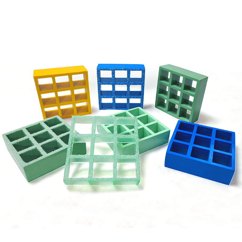 Molded Pultruded Composite Gfrp Fiberglass Glass Fiber Reinforced Plastic Compression Chemical Plant Offshore Platform Wastewater Treatment Grating