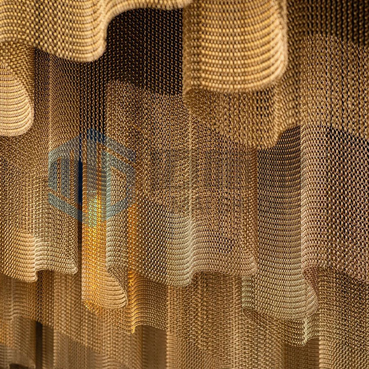 Modern Light Weight Metal Chain Curtain Mesh