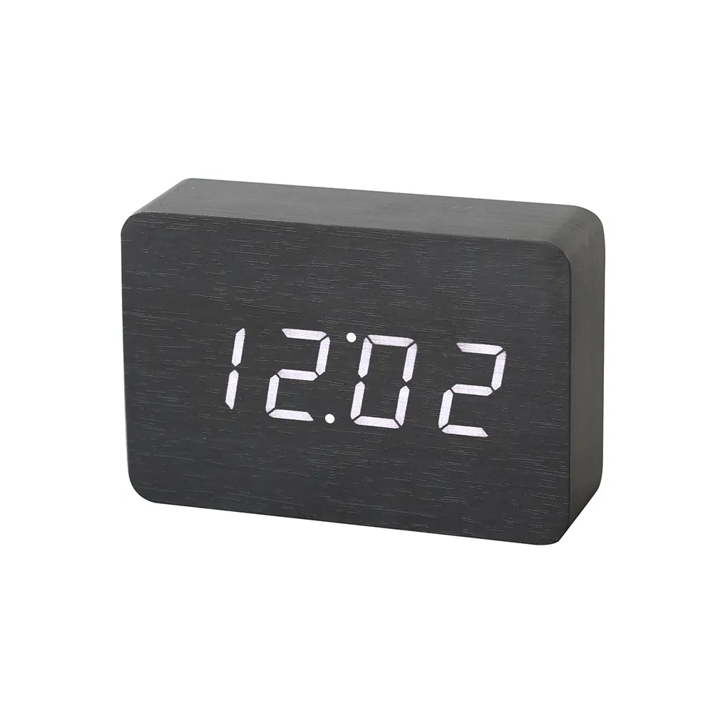Modern Desktop LED Alarm with Temperature Date Display Clock