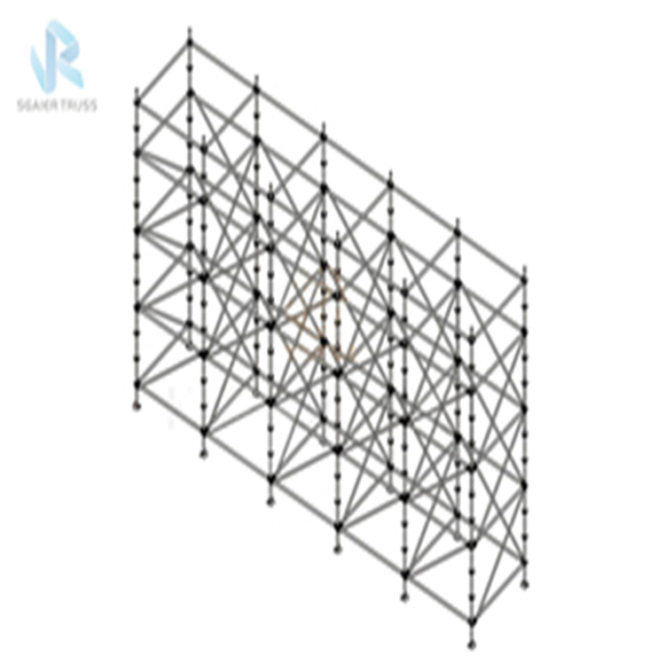 Galvanized Steel Horizontal Ledger End Ringlock Scaffolding Components System Layer Stage Truss