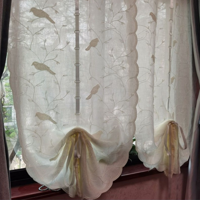 Keshang Indoor Roman Shade Shutter for The Living Room and Hotel