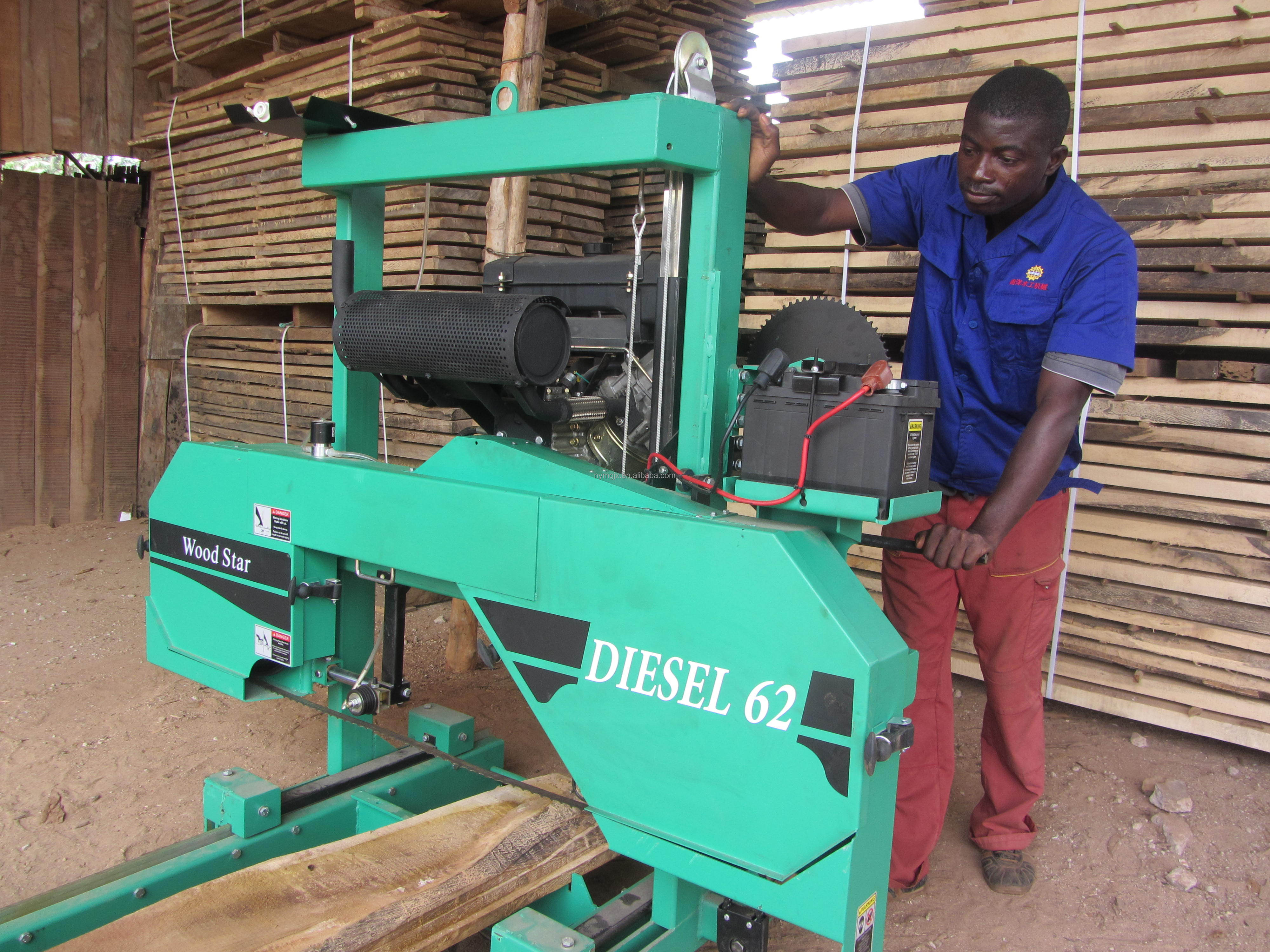 Ленточная пила по дереву горизонтальная MJ375