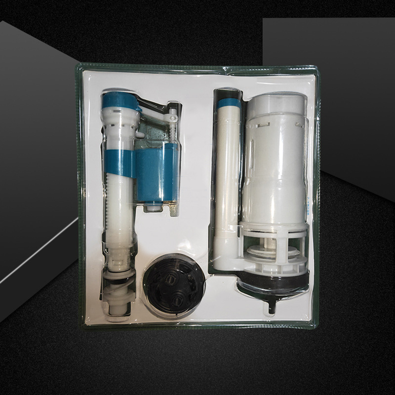 Fluor TV001 Bathroom Toilet Flush Mechanism One Piece Toilet Tank High Pressure Dual Flush Cistern Valve
