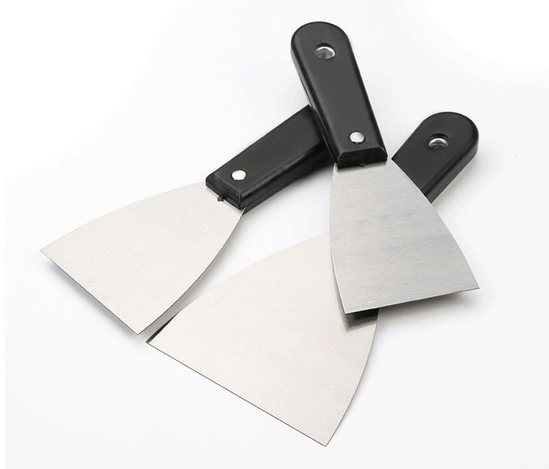 Black Plastic Handle Putty Knife