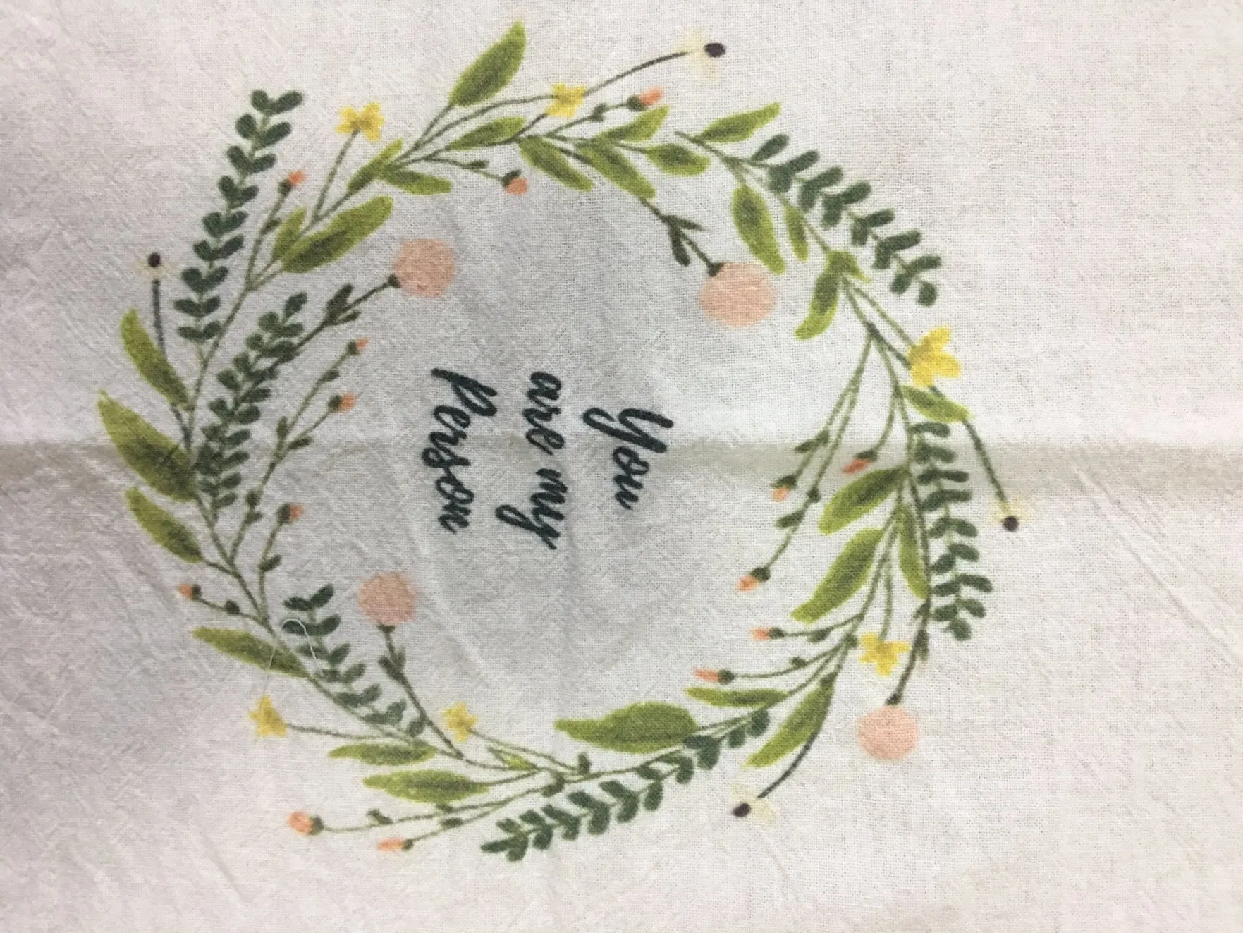 Wholesale Digital Print Water Absorbing Cotton Linen Juco Furoshiki Tea Towel