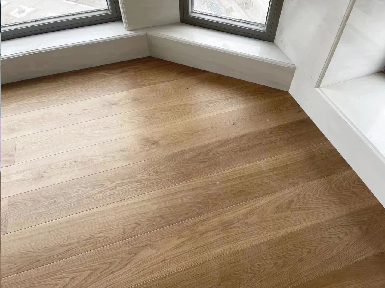 Multi-Layer Wood French Oak Hardwood Herringbone Wood Wide Plank 13mm Ash Engineered Floors