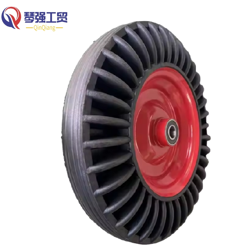 16-Inch Durable Solid Rubber Tire for Wheelbarrow and Garden Use