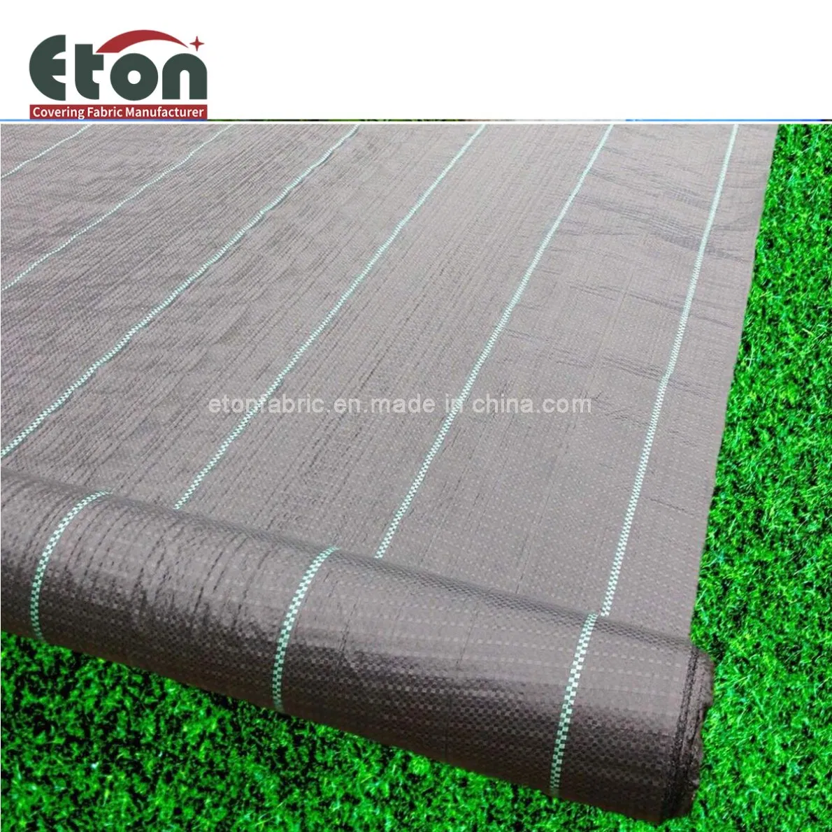 PP Woven 130GSM Width 5.25m Black/Green /White Geotextile Weed Control for Agriculture/Garden
