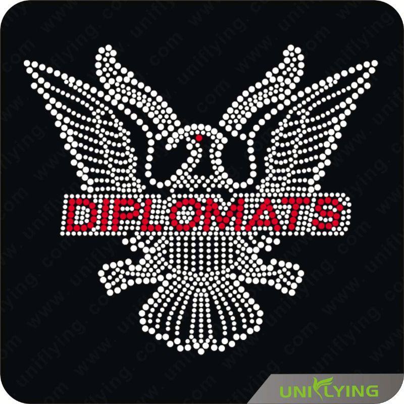 Декор стразы горный хрусталь орел для одежды