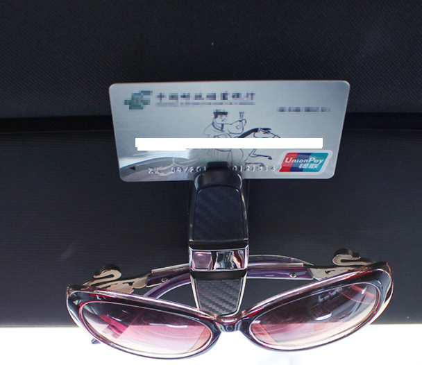 Car Sun Visor Sunglasses Holder Clip Accessories Clamp