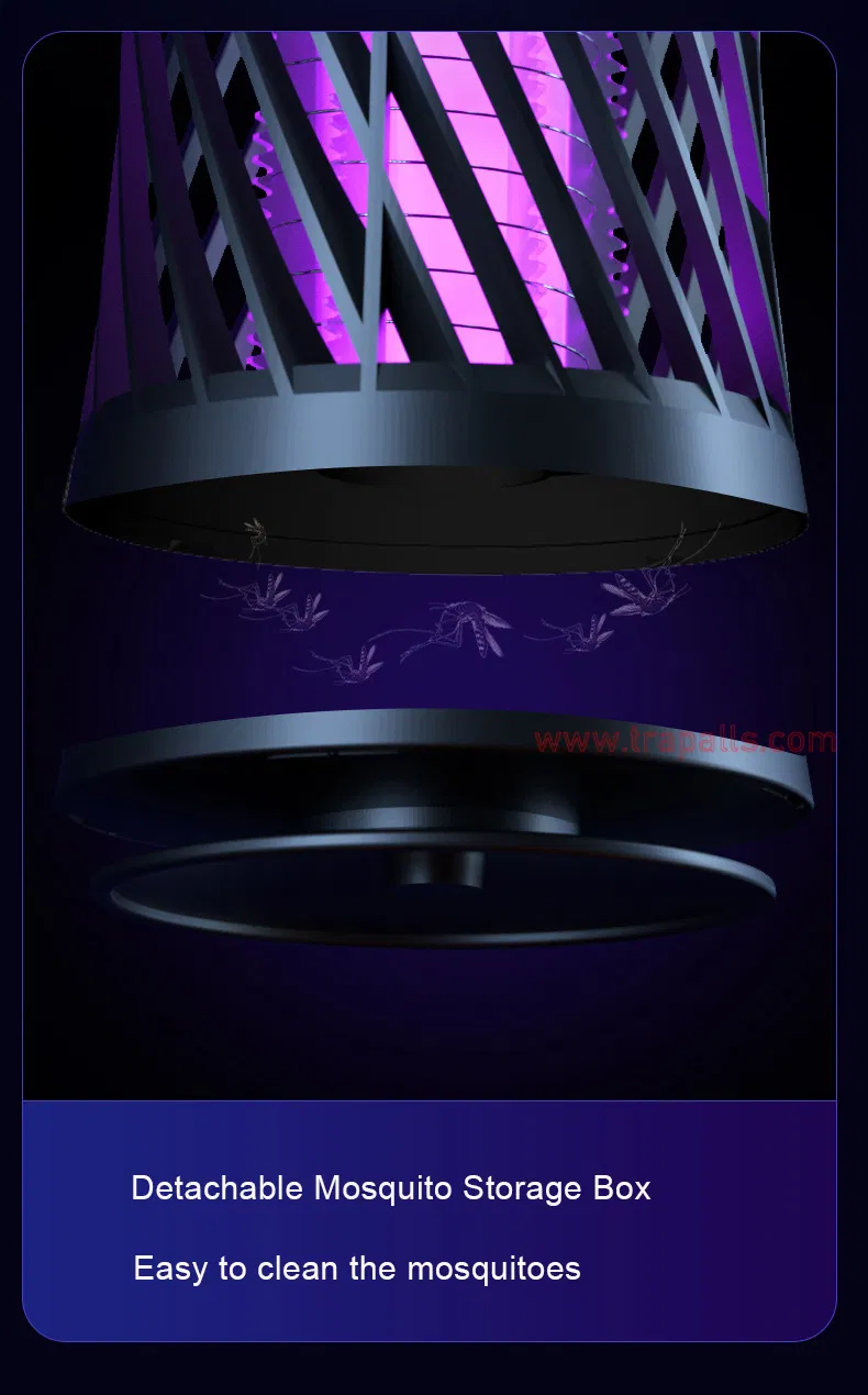 Portable Indoor UV Light Flying Insect Trap Electric Mosquito Killer Lamp