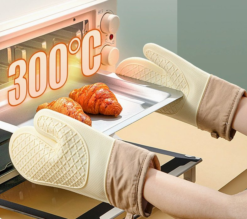 Whole Sale Puppy Sign Insulated Lining Good Grip Soft Silicone Gloves