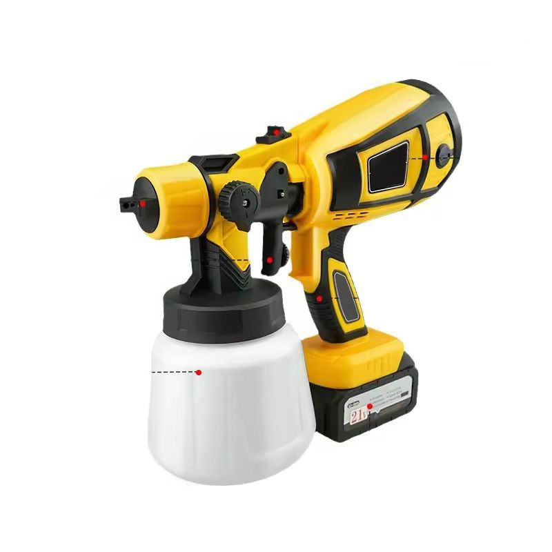 Portable Factory Quick Finish Spray Paint Gun Electric Portable Cordless Power Paint Spray Gun Paint Sprayer Machine