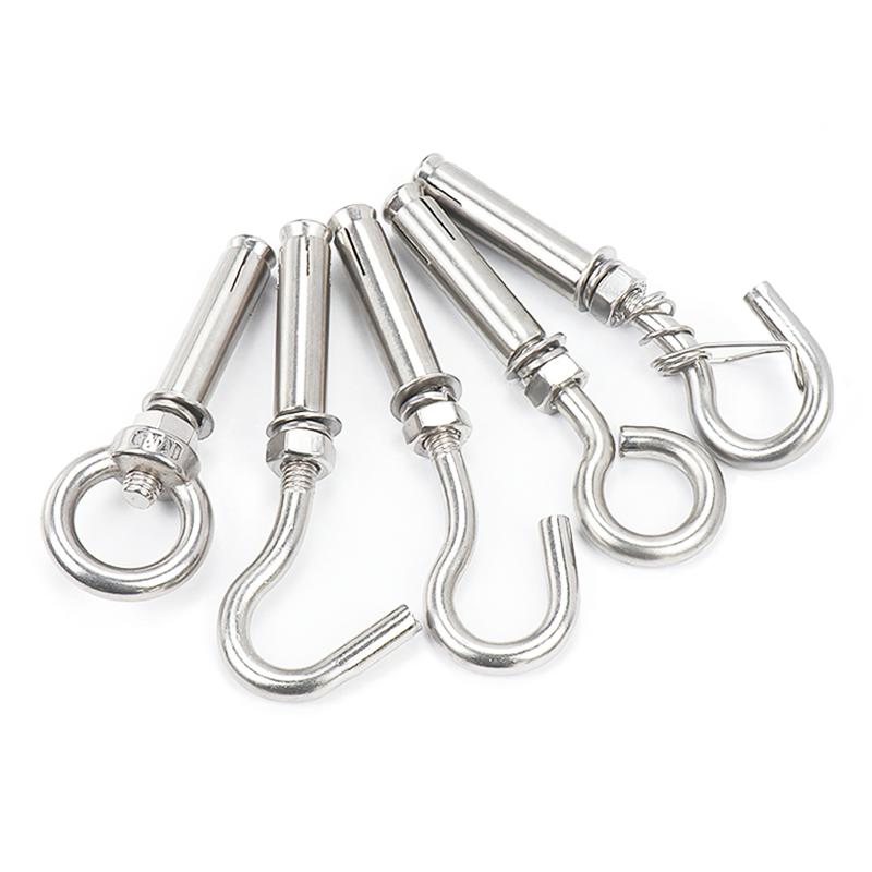 Decorative Hanger Bolt Eye Expansion Screws Hook Stainless Steel Eye Bolt