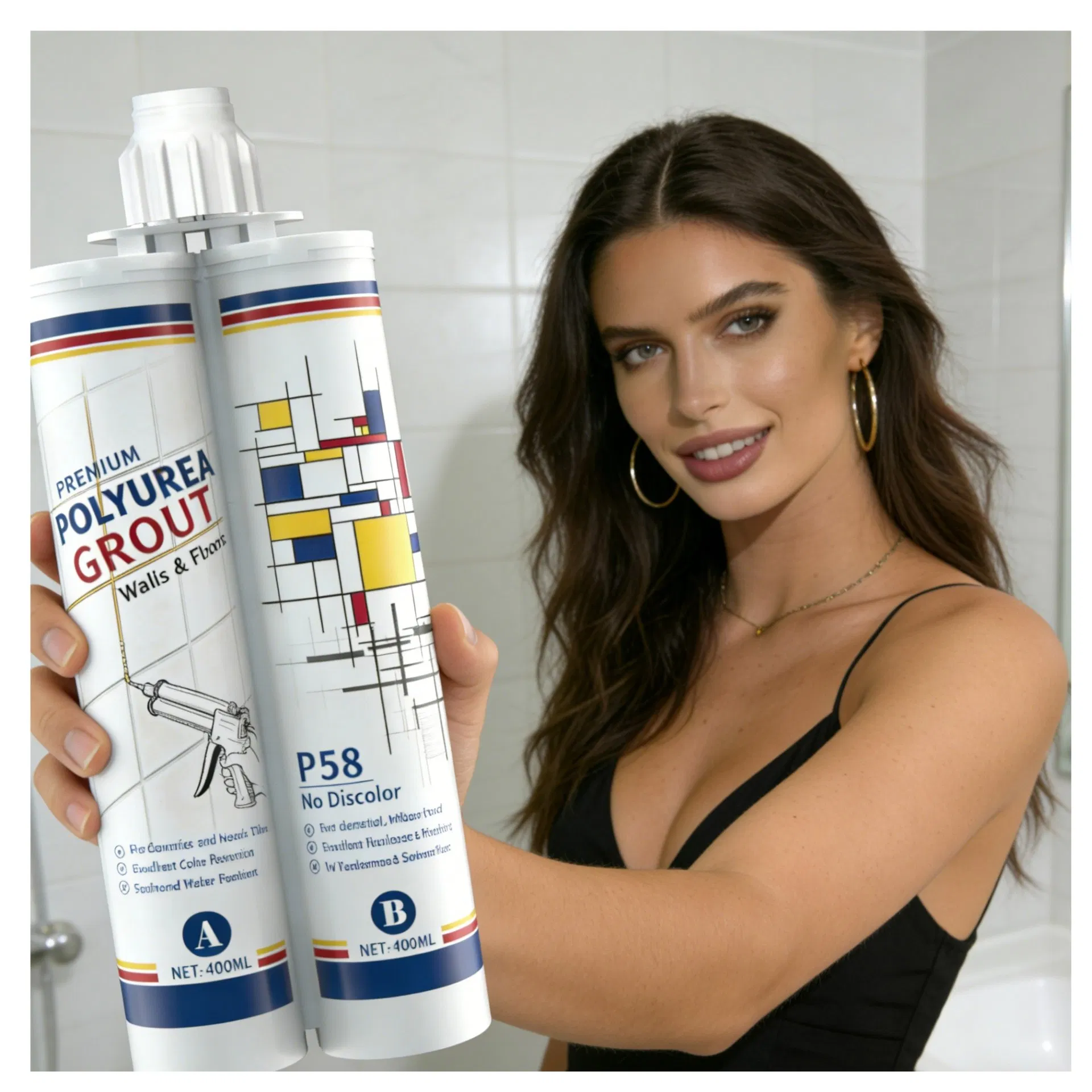 Anti-Mildew Polyurea Tile Joint Filler for Home Renovation Projects