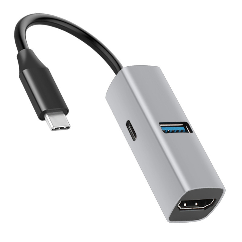Док-станция HDMI 3 в 1 с зарядкой PD для ноутбука