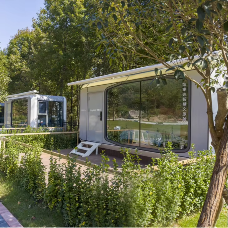 Modular F16 Ark Series Light Steel Capsule Hosue for Warehouse Mall Waterproof