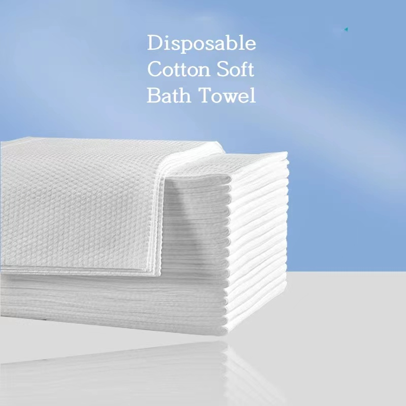 Hotel Supplies Disposable Bath Towel Dry Wet Dual Use 70GSM Towel Disposable