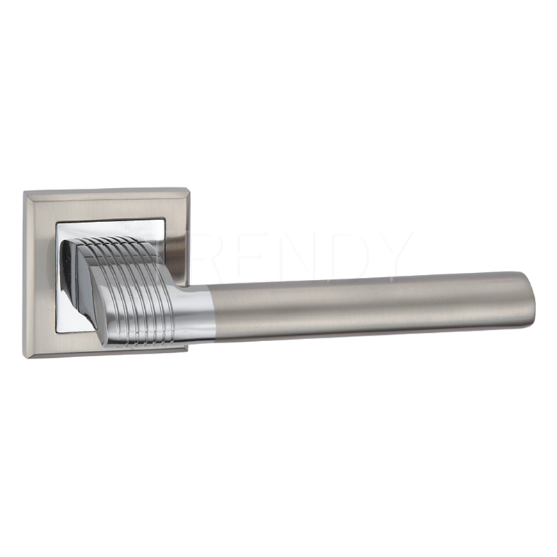Zamak Window Hardware Door Lock Furniture Front Interior Door Handle (Z6181-ZR09)