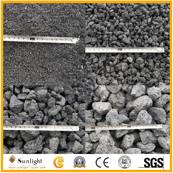 Bulk Wholesale Natural Red/Black/Grey Lava Stone, Volcanic, Pumice Stone for Aquaculture/ Roof Drainage Raw Materials