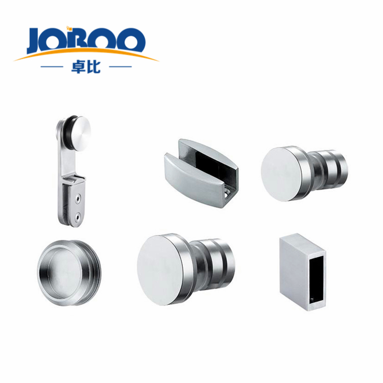 Bathroom Accessories SUS 304 Frameless Shower Door Hardware