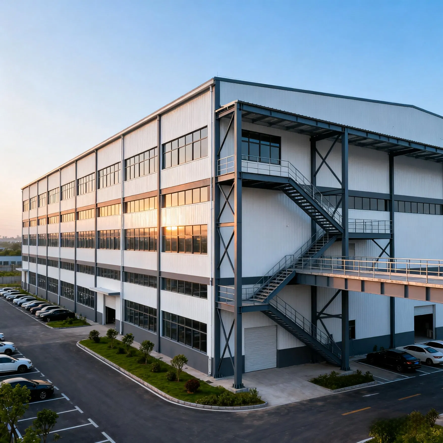 Galvanized Steel Structure Warehouse with Anticorrosive Coating Suitable for Logistics Centers Industrial Storage with Long-Term Durability