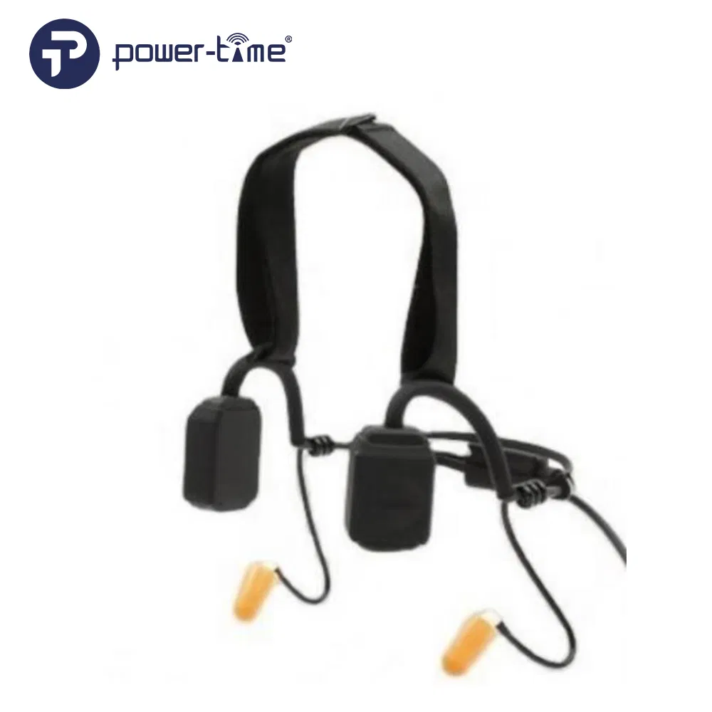 Helmet Compatible Bone Conduction Headphone with Integrated Spk and Mic