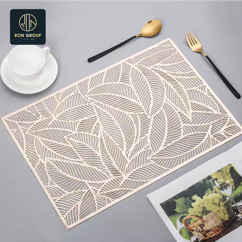 Simple European-Style Restaurant PVC Coaster Non-Slip Insulation Pad Household Dining Placemat