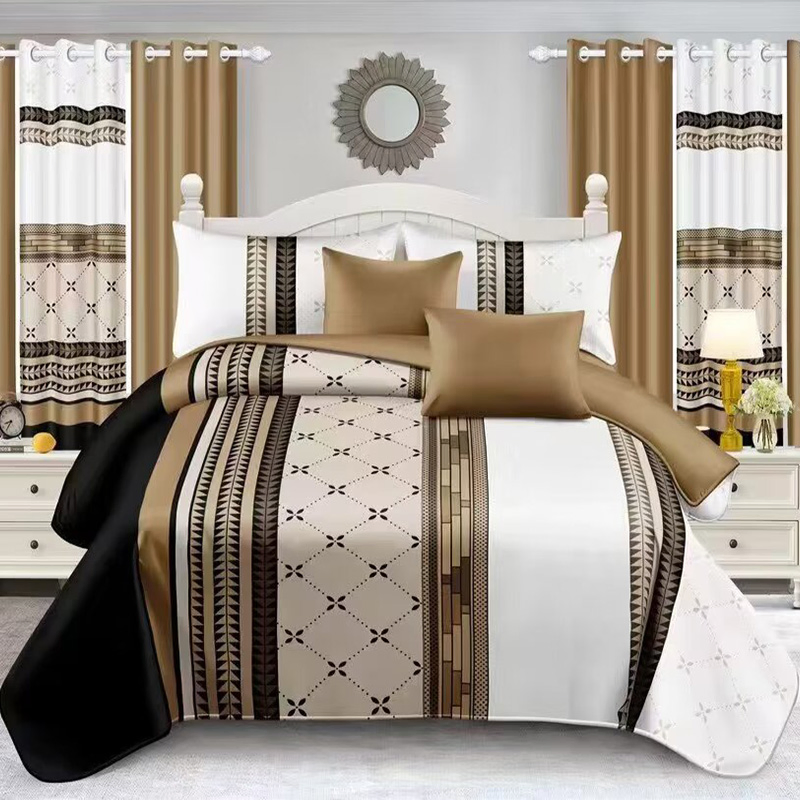 High Class Red Rose Printed Pillowcases Bed Sheet Light-Industry-Daily-Use Pillow Shams Quilted Bedcover Coverlets Microfiber Comforter Cover Bedspread Set