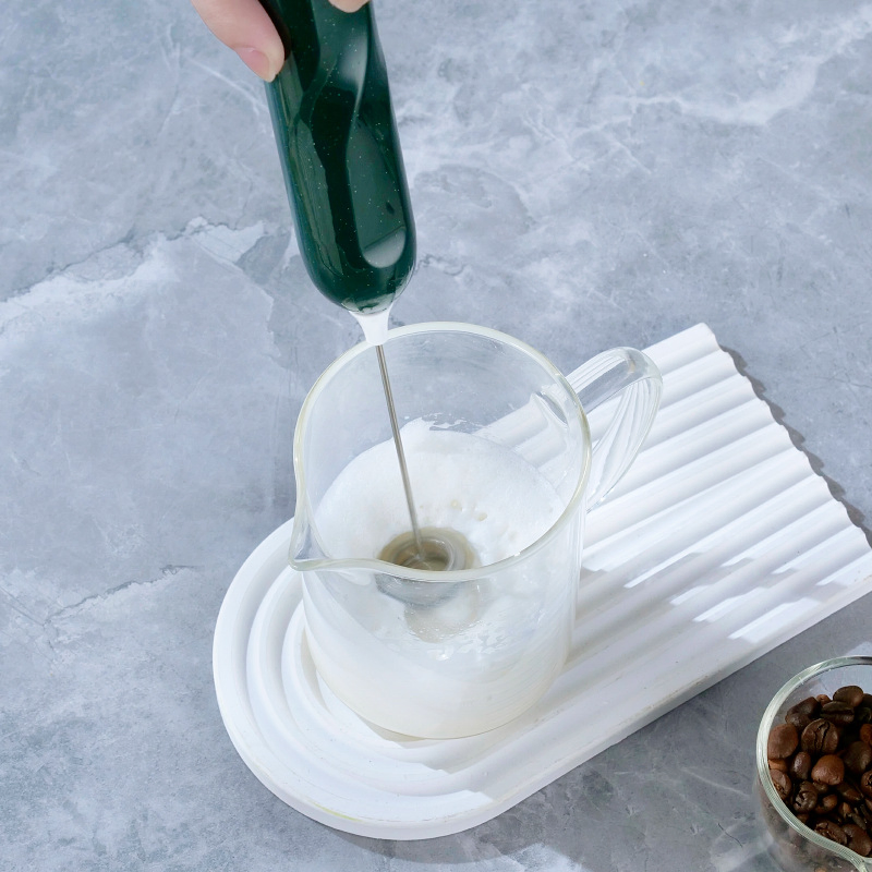 3-Speed Battery Powered Latte Foam Handheld Milk Frother Professional, Electric Milk Frother Coffee Mixer Blender Custom Logo