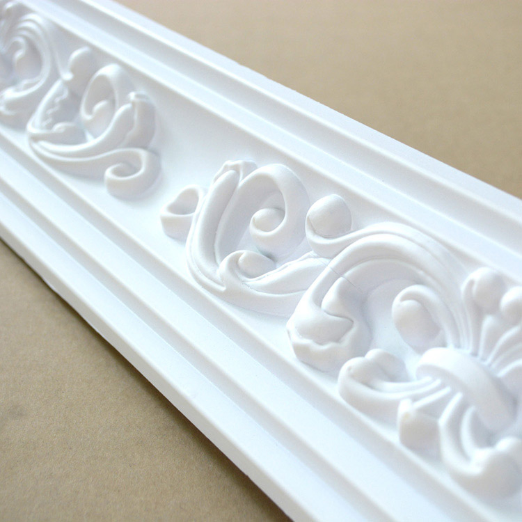 High Quality PU Foam Carved Crwon Moulding Wall Decoration Strip 103mm Cornice